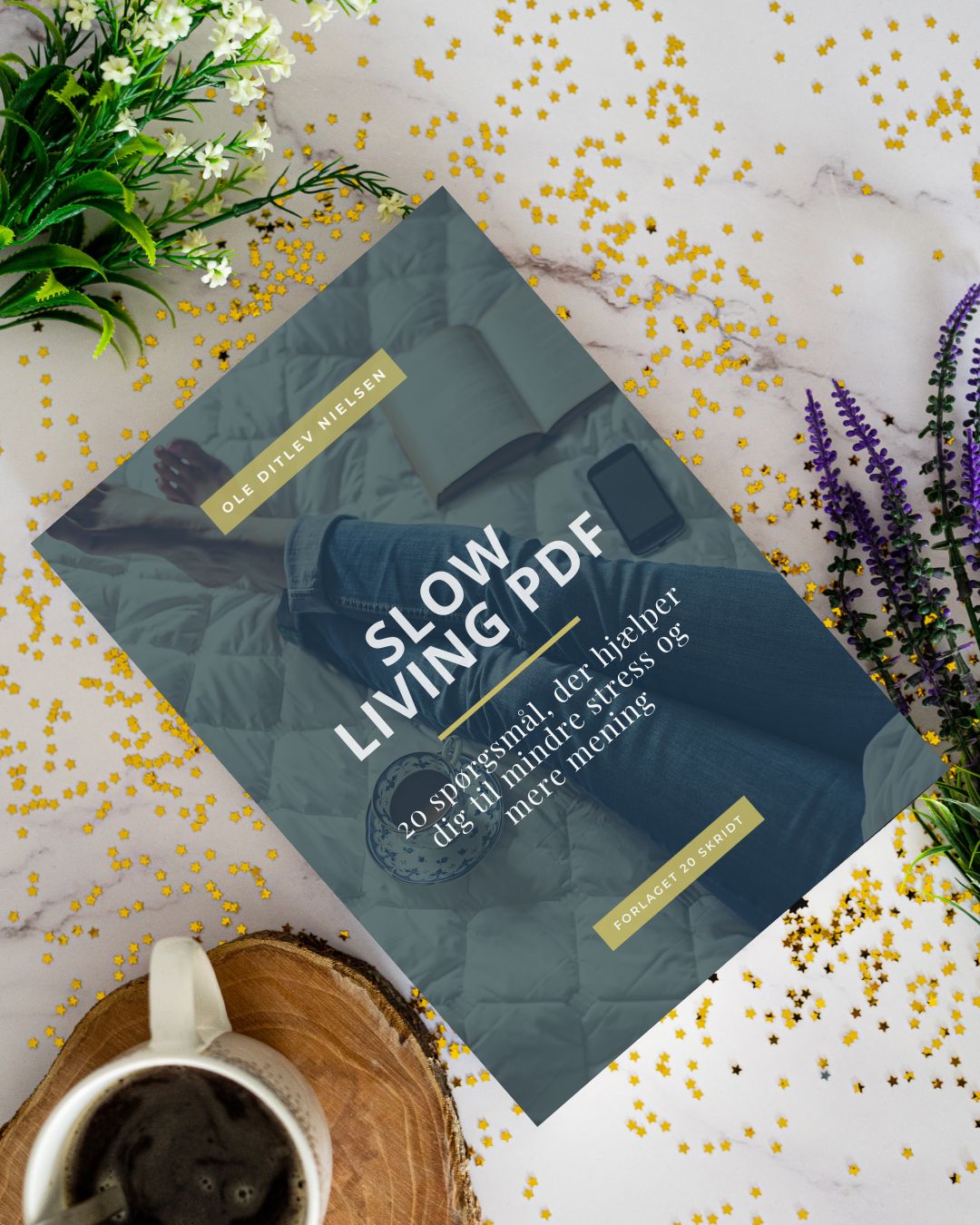 Slow living PDF mockup Autentisk