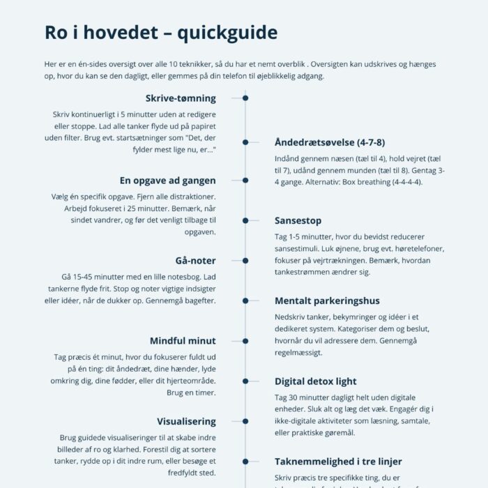 Ro i hovedet - 10 teknikker mod tankemylder - Billede 5